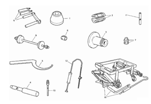 WORKSHOP SERVICE TOOLS (FRAME) 