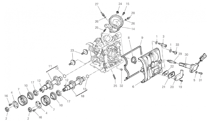 HORIZONTAL HEAD - TIMING SYSTEM 