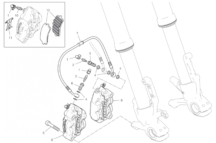 FRONT BRAKE SYSTEM 