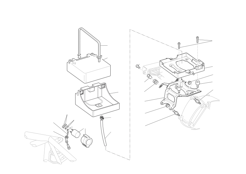 Battery support